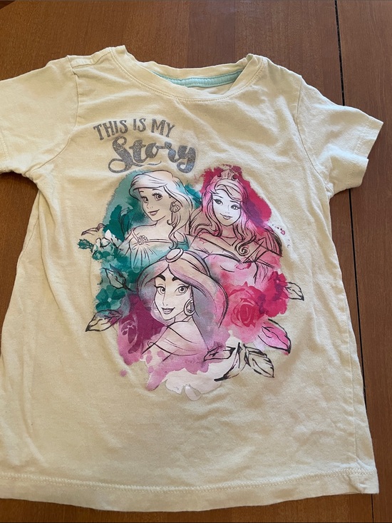 Disney Other - Girls' Short-Sleeve Disney size 5/6 'This Is My Story' Princess Graphic Tee